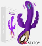 1 IN 3 Powerful Rabbit Vibrator Dildo G-spot Massager Anal Sex Toy For Women