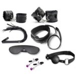 7 Pieces Black BDSM Bondage Kit For Women