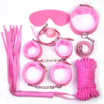 Premium Pink 8pcs BDSM Bondage Kit