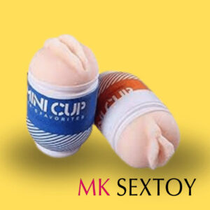 Pocket Pussy Stroker Cup Mini Cup-Orange