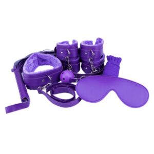 8Pieces Purple Beginner’s Bondage Kit
