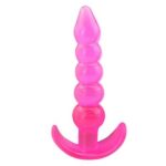 Anal Beads Sex Toys For Women Men Gay Silicone Butt Plug Long Beads Pink